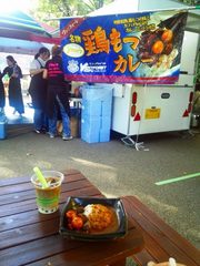 鶏もつカレー