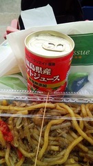 浪江やきそば&トマトジュース