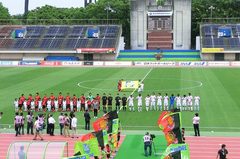 試合前整列